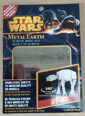 Magnifiques kits 3D en métal Starwars