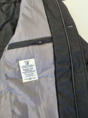 050187 Veste longue pour homme Wampum