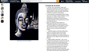 Lot de 16 toiles Bouddha artisanales – Blanc & Or – 100×70 cm – Neuves