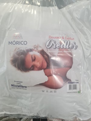 Destockage 400 oreillers – 5 pièce (vente lot complet)