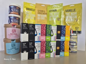 Liquidation d'un stock de produits au CBD