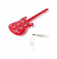 Support verre à shot - guitare rouge - service à alcool