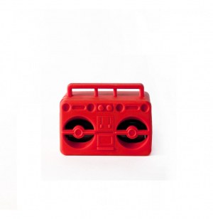 Distributeur de sac à déchets pour animaux - rouge - accessoire pour