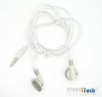 Écouteur blanc MP3 iPhone iPad
