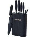 Ensemble de couteaux de qualité - noir - lot de 5