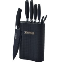 Ensemble de couteaux de qualité - noir - lot de 5