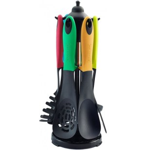 Ensemble d'ustensiles de cuisine - coloré - lot de 6