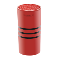 Pot de rangement pour couteaux - rouge - support ustensile