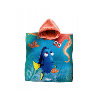 Poncho de bain - le monde de némo - 60 x 120 cm