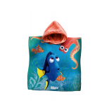 Poncho de bain - le monde de némo - 60 x 120 cm