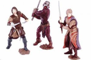 Assortiment de 3 Figurines du Seigneur des Anneaux