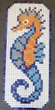 MOSAIQUE PISCINE MOTIF HIPPOCAMPE