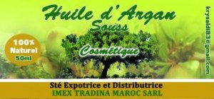 Huile d'argane cosmétique