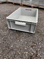 Lot de 24 caisses de rangement grises empilables