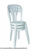 Chaise Plastique type Bistro Blanche