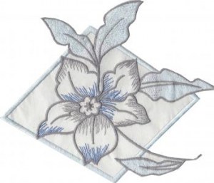 Des napperons et jetés brodés