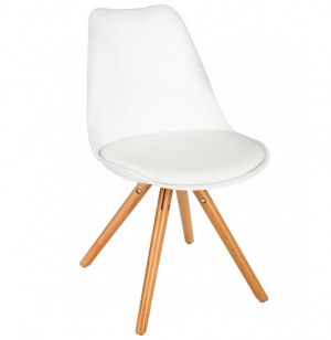 Chaise - lot de 4 - blanc