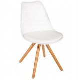 Chaise - lot de 4 - blanc