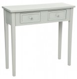 Console - 2 tiroirs - taupe - charme