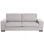 Canapé - gris clair - l 203 cm x h 75 cm x p 92cm