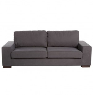 Canapé - gris foncé - l 203 cm x h 75 cm x p 92cm