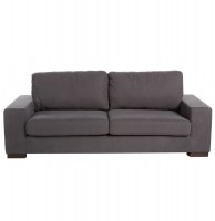 Canapé - gris foncé - l 203 cm x h 75 cm x p 92cm