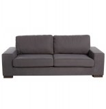 Canapé - gris foncé - l 203 cm x h 75 cm x p 92cm