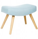 Tabouret bleu - bas - l 53 x l 34 cm x h 39 cm