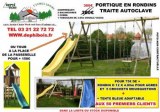 JEUX D'ENFANTS EN BOIS  AVEC TOBOGGAN 3.00m BAS PRIX