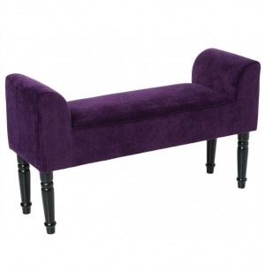 Banquette velours - selah - violet