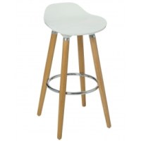 Tabouret - bar - blanc