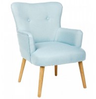 Fauteuil - bleu - l 69.5 x l 59,5