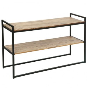 Console - 2 étages - bois - edena