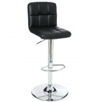 Tabouret de bar - lot de 4 - delek - noir