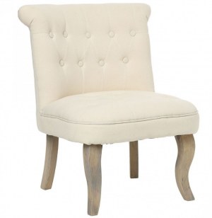 Fauteuil - lin - calixte - beige