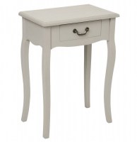 Table de chevet - 1 tiroir - crème - chrysa