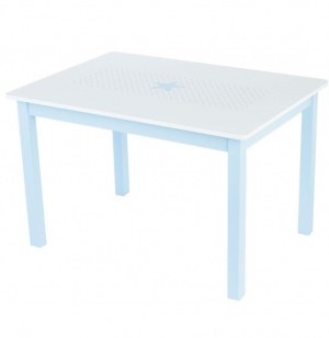 Table - bleu - 55 x 77 cm