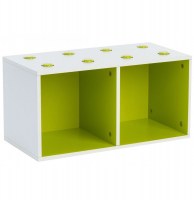 2 cubes de rangements - vert