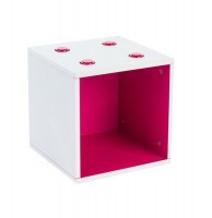 Cube de rangement - fuchsia - 1 case
