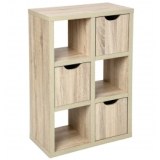 Meuble - 6 cases avec 3 bacs - bivoak