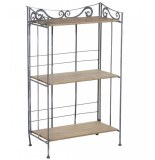Etagère rectangle - 3 niveaux - métal