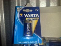 Pile 6LR61  9V alcaline varta