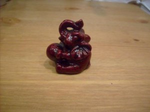 LOT de 20  mini elephants en résine pour déco