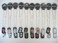Lot de 100 Colliers Dog Tag