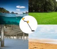 Détecteur Métaux LCD complet + accessoires