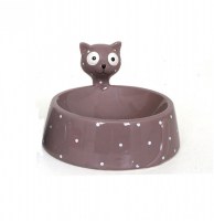 Gamelle - chat - marron