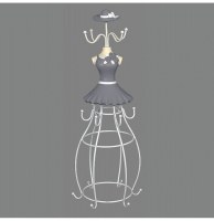 Porte-bijoux - robe - gris