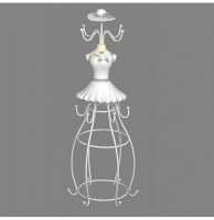 Porte-bijoux - robe - blanc