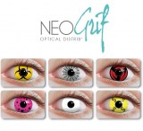 Lot de 100 lentilles de contact fantaisie