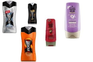 Axe , Rexona , Colgate , Dove , Gilette , Schwarzkopf , Ariel , dash , mr propre